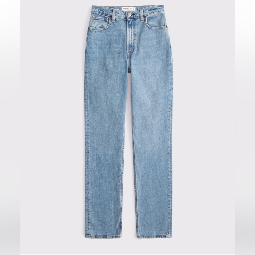 Abercrombie jeans 90s slim straight ultra high rise